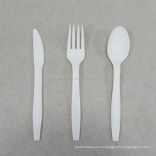 Eco-Friendly Feature and  Flatware Type Plastic Fork Cornstarch Disposable Cutlery Biodegradable